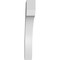 Ekena Millwork 3 1/2-in. W x 18-in. D x 26-in. H Legacy Architectural Grade PVC Knee Brace BRCP035X18X26LEC - alternate 5